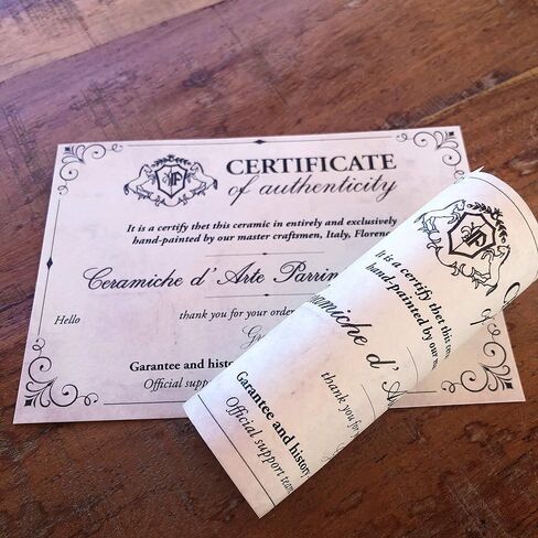 CERAMICHE D'ARTE PARRINI- طبق زبدة سيراميك إيطالي مطلي يدويًا بالليمون المزخرف صنع في إيطاليا فخار فني توسكاني in Kuwait