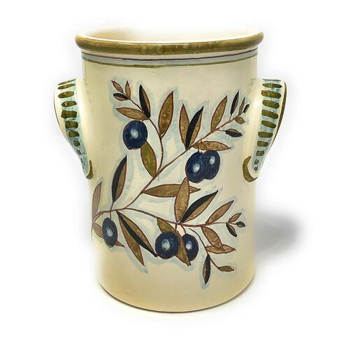 CERAMICHE D'ARTE PARRINI- حامل أواني سيراميك إيطالي وعاء مزخرف يدويًا مصنوع في إيطاليا فخار فني in Saudi Arabia