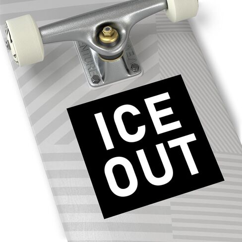 ملصق ICE Out مقاس 4x4 ملصقات هجرة ترامب الاحتجاجية in Kuwait