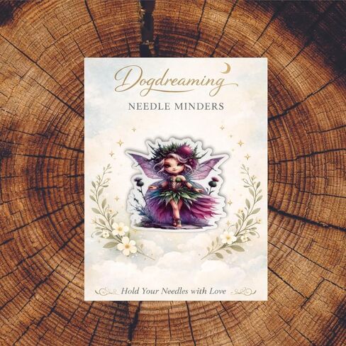 Thistle Crown Fairy Needle Minder – Enchanted Woodland Fairy Magnetic Needle Holder for Cross Stitch & Embroidery in Saudi Arabia