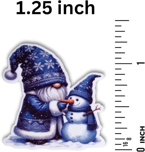 Winter Gnome Snowman Magnetic Needle Minder – Cozy Christmas Gnome Cross Stitch Accessory, Holiday Embroidery Needle Holder in Saudi Arabia