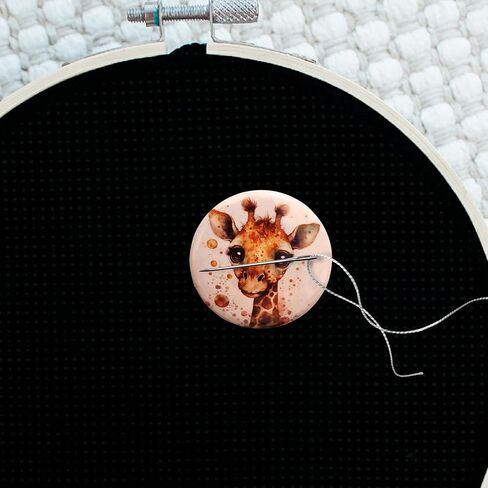 Cute Giraffe Magnetic Needle Minder for Cross-Stitch, Sewing & Embroidery – Strong Magnet, Craft Needle Holder in Saudi Arabia