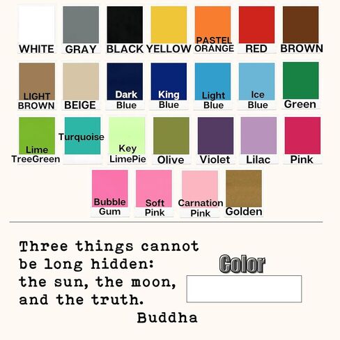 Buddha Quote Wall Decal Three Things Cannot Be Long Hidden Sun Moon and The Truth Yoga Meditation Home Decor Vinyl Sticker for Living Room Bedroom Studio in Saudi Arabia