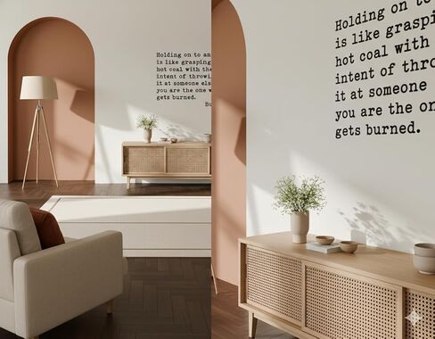 Buddha Inspirational Wall Decal Yoga Meditation Home Decor Vinyl Sticker for Living Room Bedroom Studio Zen Spiritual Wall Art in Saudi Arabia