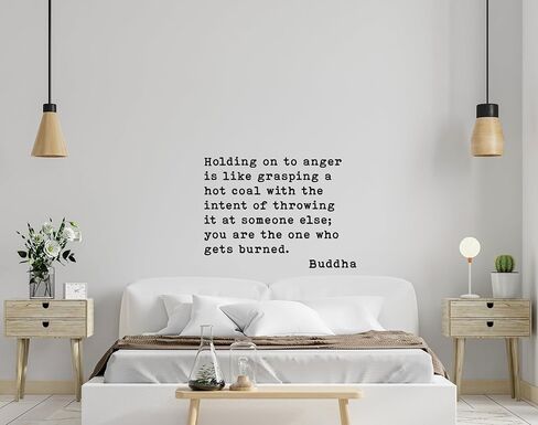 Buddha Inspirational Wall Decal Yoga Meditation Home Decor Vinyl Sticker for Living Room Bedroom Studio Zen Spiritual Wall Art in Saudi Arabia