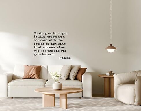 Buddha Inspirational Wall Decal Yoga Meditation Home Decor Vinyl Sticker for Living Room Bedroom Studio Zen Spiritual Wall Art in Saudi Arabia