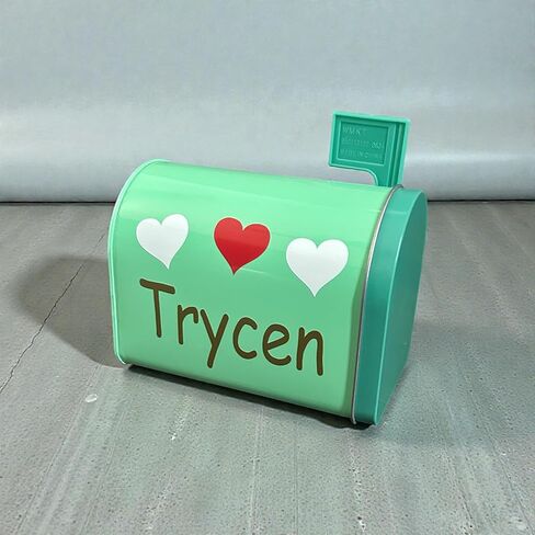 Personalized Custom Valentines Day Plastic Mailbox - Kids Valentine Gift Card Holder - School Box in Saudi Arabia