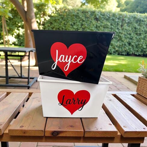 Personalized Valentine's Day Basket - Custom Kids Heart Name Basket - Dating Love Anniversary Birthday Gift in Saudi Arabia