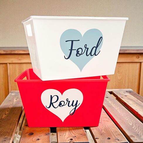 Personalized Valentine's Day Basket - Custom Kids Heart Name Basket - Dating Love Anniversary Birthday Gift in Saudi Arabia