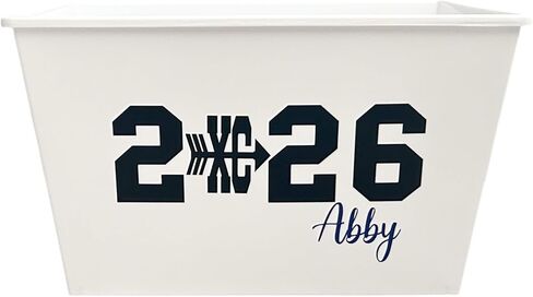 Personalized Team Cross Country XC Name Sport Gift Basket - Senior 2026 Grad - High School College - Decoration Bin - Senior Night - Gift Bin in Saudi Arabia