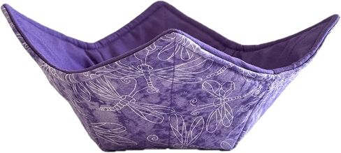 Sundrenched Lavender Dragonflies Bowl Helperz Microwavable Bowl Cozy Microwavable Soup Bowl Warmer or Holder in Saudi Arabia