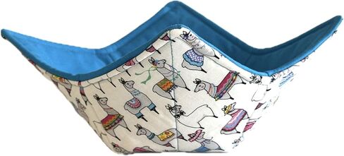 Llamas on White Bowl Helperz Microwavable Bowl Cozy Microwavable Soup Bowl Warmer or Holder in Saudi Arabia