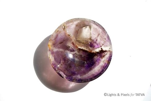 Amethyst Bowl - Stone Carved - Rare Find 3 Inch - Medium - Purple in Saudi Arabia
