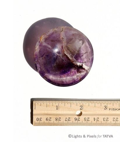 Amethyst Bowl - Stone Carved - Rare Find 3 Inch - Medium - Purple in Saudi Arabia