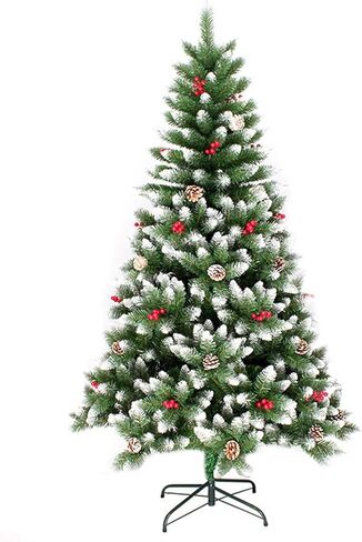 2.4m Christmas Tree, Premium Artificial Holiday Christmas Tree for Home, Quick Assembly Suitable for Home, Shops and Holiday Office, Party Decoration, Recyclable and Environmentally Friendly in Saudi Arabia