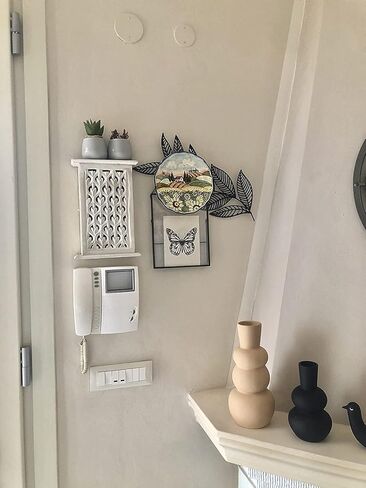 CERAMICHE D'ARTE PARRINI - طبق صغير من الفخار الإيطالي من السيراميك لتعليقه يدويًا ومزخرف بزهور عباد الشمس ومناظر طبيعية توسكانية صنع في إيطاليا in Kuwait