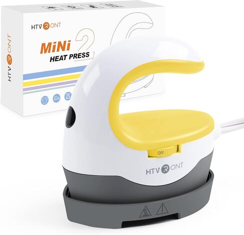 HTVRONT Heat Press Mini Heat Press Machine, Small Heat Press Portable Iron Press Machine for T Shirts, Hats, Heating Transfer Projects (Mint) in Saudi Arabia