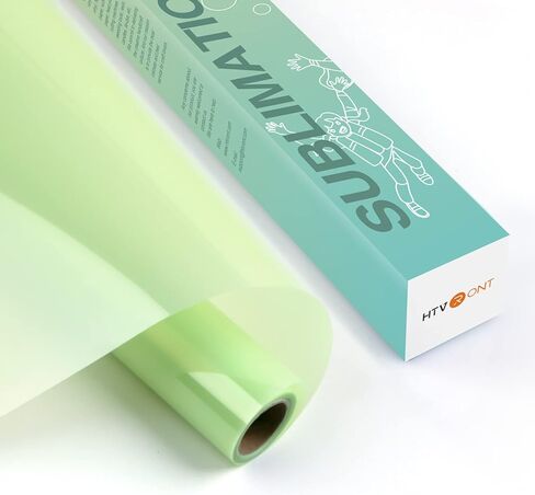 HTVRONT Sublimation HTV for Dark Fabric/Light Fabric - Matte Sublimation Vinyl 12" X 5FT - Sublimation Blanks for Sublimation Shirts/Bag/Hat/Pillow in Kuwait