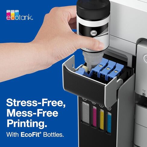 زجاجة حبر أسود Epson 542 (T542120-S) - حبر DuraBrite Ultra Pigment Ink لطابعات EcoTank Pro ET-5800، ET-5850، ET-5880، ET-16600، ET-16650 in Kuwait