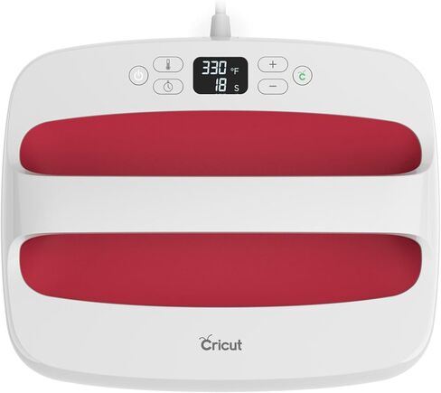 Cricut EasyPress® SE - مكبس حراري مقاس 12 × 10 بوصة - آلة نقل الحرارة للقمصان والبلوزات والبطانيات والوسائد والمزيد - سهلة الاستخدام - أزرق in Saudi Arabia