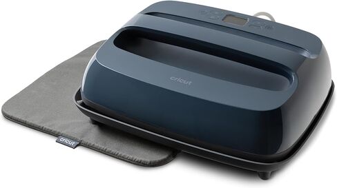 Cricut EasyPress® SE - مكبس حراري مقاس 12 × 10 بوصة - آلة نقل الحرارة للقمصان والبلوزات والبطانيات والوسائد والمزيد - سهلة الاستخدام - أزرق in Saudi Arabia
