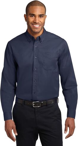 Port Authority Short Sleeve Easy Care Men’s Shirt – Regular Extended Tall Sizes in Kuwait