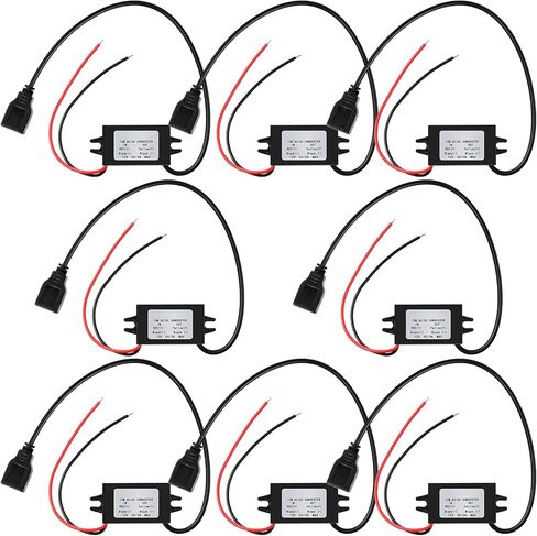 Weewooday 1 Pcs 12v to 5v USB DC Converter Adapter Car Power Regulator in Kuwait