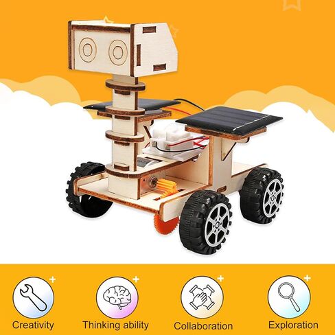 DIY Solar Space Moon Rover Model - Solar-Powered Exploration Vehicle | Science Experiment Kit, Educational Physics Learning Project in Saudi Arabia