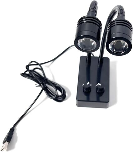 مصدر ضوء مجهر كشاف، مكتب USB صغير LED مزدوج أضواء معقوفة مضيئة لكاميرا مجهر ستيريو عدسة تكبير فيديو صناعية على شكل C لإصلاح لحام PCB Lab in Kuwait