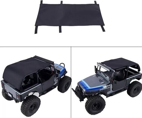 RC سيارة محاكاة سقف علوي خيمة ظلة غطاء ملحقات للتزيين ل محوري 1/10 SCX10 III CJ-7 RC سيارة AXI03008 RC سيارة in Kuwait