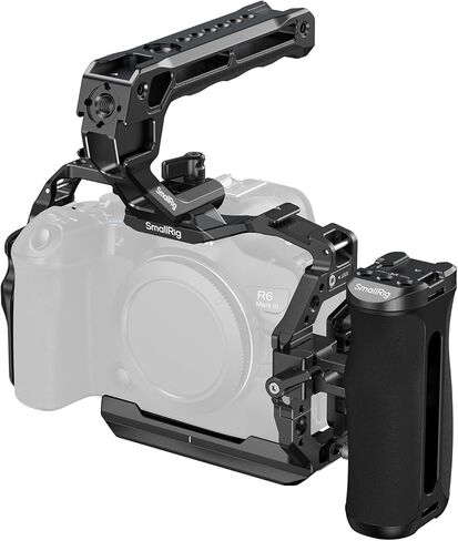 SmallRig R6 Mark III Camera Cage for Canon R6 Mark II, Formfitting Video Making Rig, HawkLock Dual NATO Rails, Quick Release Plate for Arca, Compatible with DJI RS 3 / RS 3 Pro/RS 4 / RS 4 Pro-5954 in Saudi Arabia