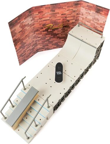 مجموعة TECH Deck، حديقة تزلج X-Connect البدائية، مجموعة منحدر قابلة للتخصيص والبناء مع لوحة أصابع حصرية، لعبة للأطفال للأعمار من 6 سنوات فما فوق in Kuwait