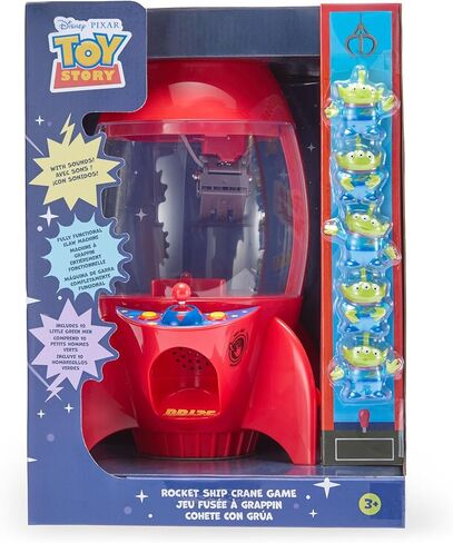 Disney Store Official Toy Story Alien Crane Game with Sound - Rocket Ship Claw Machine that Includes 10 Little Green Men - Inspired by Disney & Pixar's Toy Story Films - Perfect for Kids Toys in Kuwait