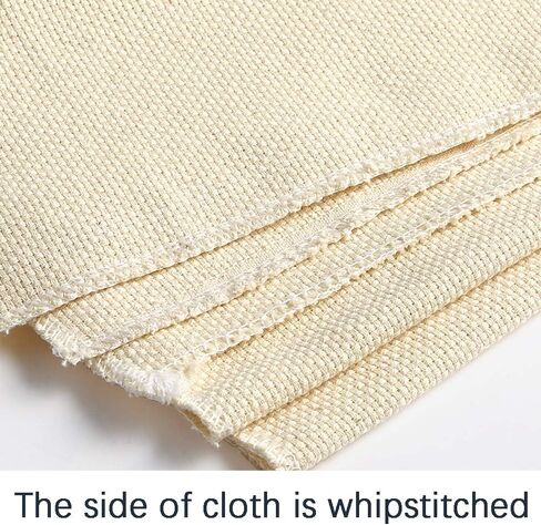 Pllieay Tufting Cloth Punch Needle Fabric, Embroidery Fabric, Monks Cloth for Punch Needle Embroidery Rug-Punch & Pinch Needle, 26.4 x 19.3 Inch in Kuwait