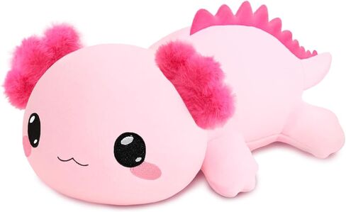 TOYSYM Weighted Stuffed Animals, Axolotl Stuffed Animal with Weighted Beads, Cute Plush Toy Pillow Gifts for Adults Kids Boys Girls in Kuwait