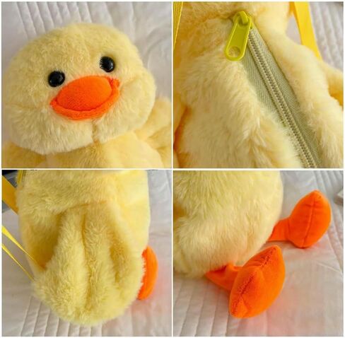 NatureMan duck stuffed animal bag, cute duck plush backpack adult decor accessories purse,novelty fun duck plush purse crossbody bags toy gifts in Saudi Arabia
