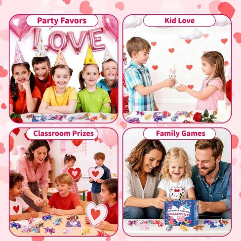 Valentines Day Gifts Cards for Kids 24 Pack 3D Printed Animals Axolotl Figurines Set with Valentine Greeting Cards for Boys Girls Toddle School Classroom Exchange Party Favors Prizes in Saudi Arabia