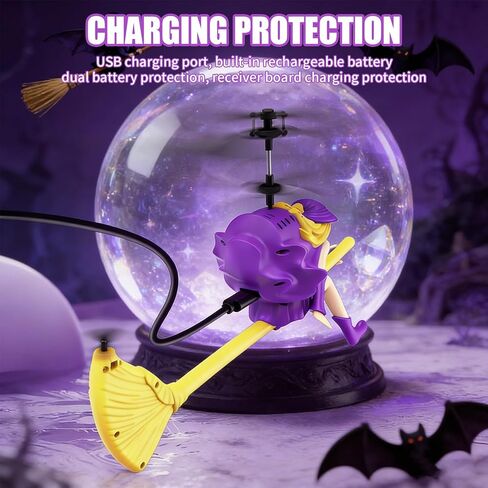 OBEST Remote Control Helicopter, LM16-A Witch Helicopter, 2.4G 3.5CH RC Drone with Altitude Hold, 11-Min Flight Time, Aircraft Indoor Flying Toy (Purple) in Saudi Arabia