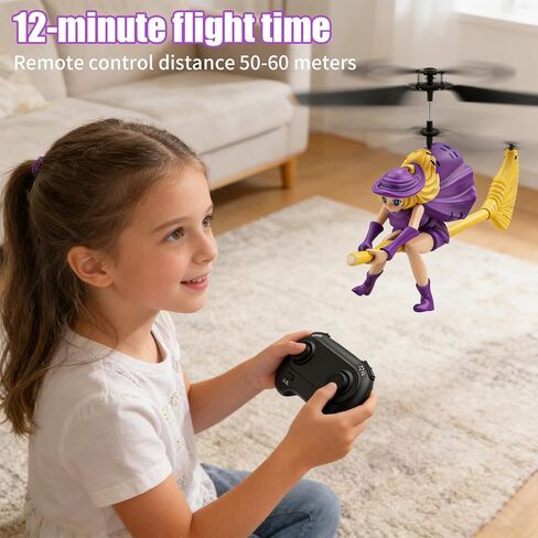 OBEST Remote Control Helicopter, LM16-A Witch Helicopter, 2.4G 3.5CH RC Drone with Altitude Hold, 11-Min Flight Time, Aircraft Indoor Flying Toy (Purple) in Saudi Arabia
