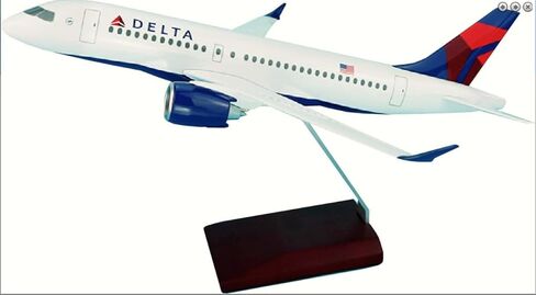 Flight Miniatures Delta (07-Cur) A220-100 1:100 Scale - Resin Model Airplane - Collectible Replica of Delta Airlines Aircraft - Part# ARAAB-22010C-001 in Saudi Arabia