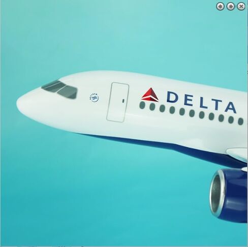 Flight Miniatures Delta (07-Cur) A220-100 1:100 Scale - Resin Model Airplane - Collectible Replica of Delta Airlines Aircraft - Part# ARAAB-22010C-001 in Saudi Arabia