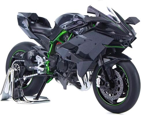 ZEZEFUFU Alloy H2R Motorcycle Model 1/9 Scale Diecast Motorcycle Model Toys in Saudi Arabia