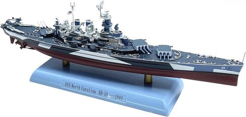 ZEZEFUFU 1:1000 سبيكة الحرب العالمية الثانية USS نورث كارولينا BB-55 سفينة حربية نموذج معرض العلوم لعبة مجسمة in Saudi Arabia
