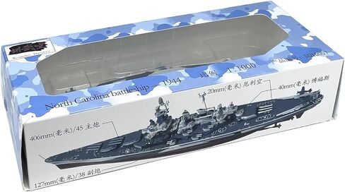 ZEZEFUFU 1:1000 سبيكة الحرب العالمية الثانية USS نورث كارولينا BB-55 سفينة حربية نموذج معرض العلوم لعبة مجسمة in Saudi Arabia