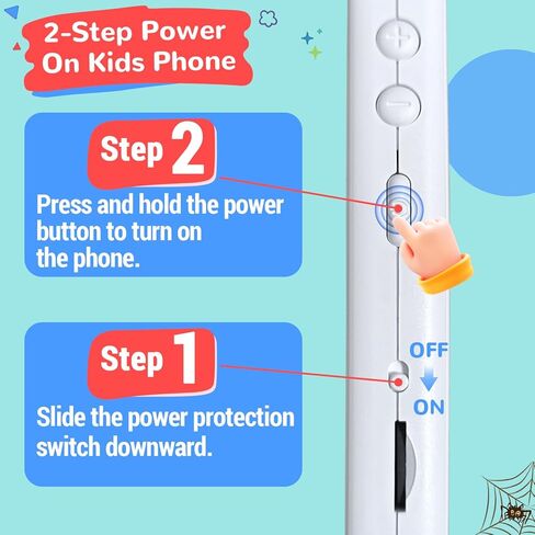 Kids Smart Phone， Toddler Valentine's Day Birthday Gift for Age 3-10, Touchscreen Kids Cell Phone Toy with Cameras, Learning, Music, Games and 32 GB Card in Kuwait