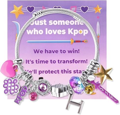 AICase لأساور Kpop، هدايا السلع، أساور مستوحاة من الألعاب، أزياء الصداقة K_Pop، الأزياء التنكرية، هدايا المجوهرات، هدايا لمحبي النساء، جوارب عيد الميلاد in Kuwait