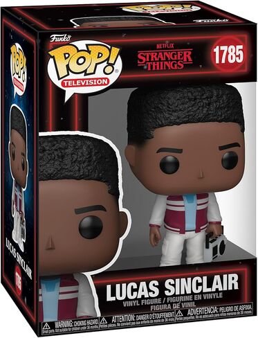 فانكو بوب! التلفاز: Stranger Things - Lucas Sinclair - شخصية الفينيل القابلة للتجميع - فكرة هدية - بضائع رسمية - ألعاب للأطفال والكبار - عشاق التلفزيون - شخصية نموذجية لهواة الجمع والعرض in Kuwait