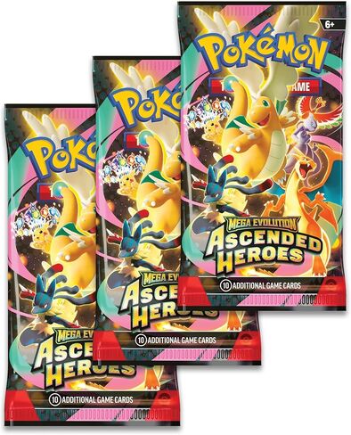 Pokémon TCG: Mega Evolution — مجموعة الملصقات التقنية للأبطال الصاعدين - شارماندر in Kuwait