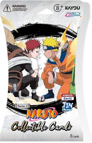 بطاقة KAYOU Naruto Smriti القابلة للتجميع، سلسلة الفصل جين الإنجليزية 2، صندوق عرض، 12 حزمة نفطة مع بطاقة ترويجية in Kuwait