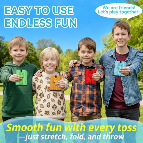 Tangle-Free Parachute Toys for Kids (4 Pack) - Outdoor Flying Game & STEM Science Gift for Boys Girls Age 3-12 - Rip-Stop Nylon Hand Throw Army Men Action Figures - Easter Basket Stuffers in Saudi Arabia